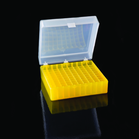 UNITED SCIENTIFIC Hinged Storage Box For Microtubes /, PK 4 P20607